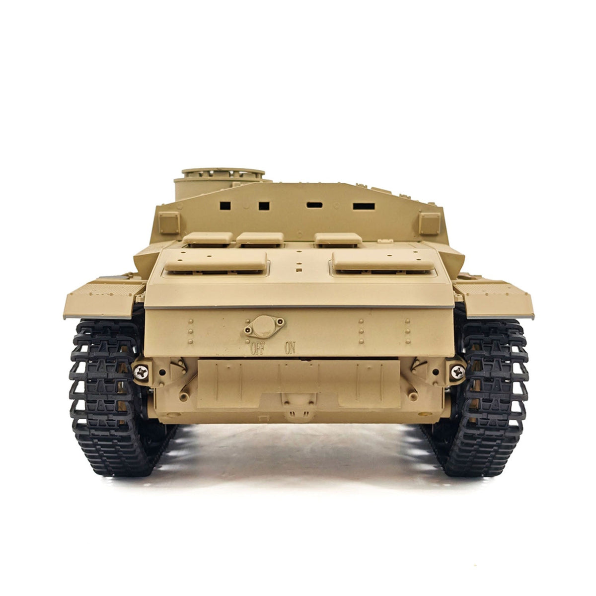 2.4G Henglong 1/16 7.0 Plastic German Stug III 3868 RTR RC Tank BB IR Steel Gearbox 1800MAH Battery Sound Lights Smoke Special Spray Painting Model