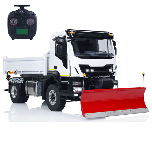 MD Metal 1/14 4x4 RC Hydraulic Dump Tipper Construction Truck 2-Speed Gearbox Differential Locks FlySky ST8 Remote Controller Model for Sales