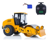 Metal CS11 1/12 RC Engineering Vehicles Hydraulic Remote Control Road Roller Car Assembled Painted ESC Motor Servo