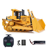 JDMODEL Metall 1/14 RC Bulldozer Hydraulische DXR2 Ferngesteuertes D10T Raupen-Planierraupenmodell 685*356*323MM 3T Soundsystem