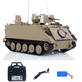 1/16 Tongde RC Tank M2412-B M113A1 ACAV Infrared 360 Turret Rotation Smoking Light Sound Remote Control Electric Model RTR