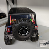 CN Stock Second-hand 90%New Only One JDM-168 1/10 4*4 AWD Off-road RC Crawler Car Model Light System Motor W/O Servo
