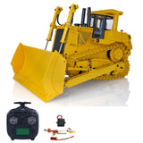 Metal 1/14 Scale RC Hydraulic Bulldozer DXR2 Remote Control Dozer Model W/ New Sound Module Motor ESC Servo Light System