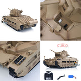 Fast  Free Shipping Tongde 1/16 Remote Control Military Tank Matilda III IV Turret Rotation 320 Degree IR Lights Sounds RC Electric Model Smoke Unit