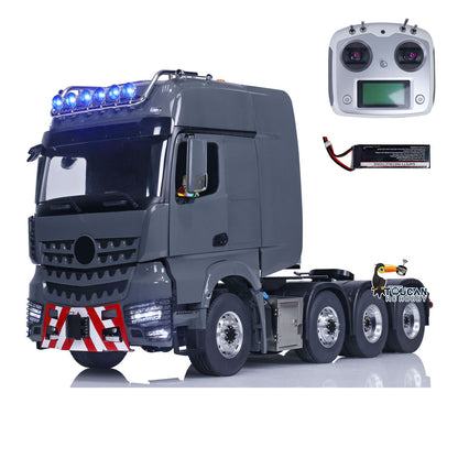 TOUCAN 1:14 RC Sattelzugmaschine 8*8 Metall Schweres Chassis Ferngesteuertes Auto Lackiert Zusammengebaut 3-Gang-Getriebe