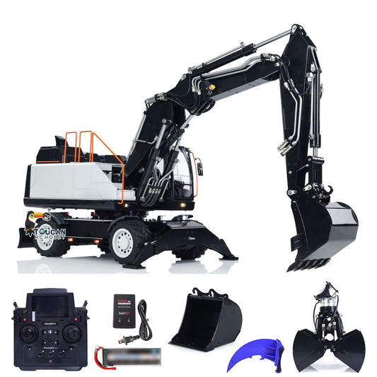 MTM EC380 Metal 1/14 RC Hydraulic Excavator Radio Control Digger 8-way Reversing Valve for Model Enthusiasts