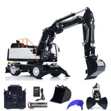 MTM EC380 Metal 1/14 RC Hydraulic Excavator Radio Control Digger 8-way Reversing Valve for Model Enthusiasts