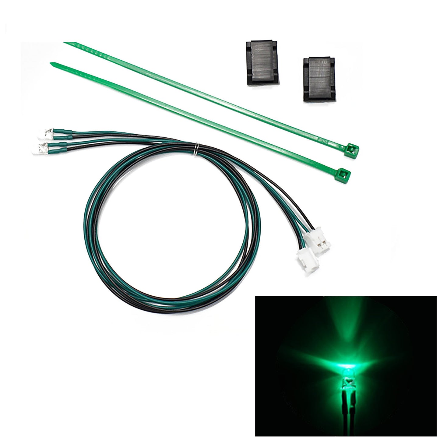 3mm Kunststoff LED-Licht Warnlampe Perle 2,3 V-3 V für DIY TAMIYA 1/14 RC Traktor LKW Lader Crawler Off Road Auto Modell Spielzeug Teil