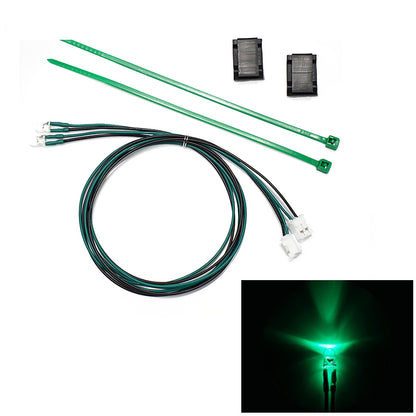 3mm Kunststoff LED-Licht Warnlampe Perle 2,3 V-3 V für DIY TAMIYA 1/14 RC Traktor LKW Lader Crawler Off Road Auto Modell Spielzeug Teil