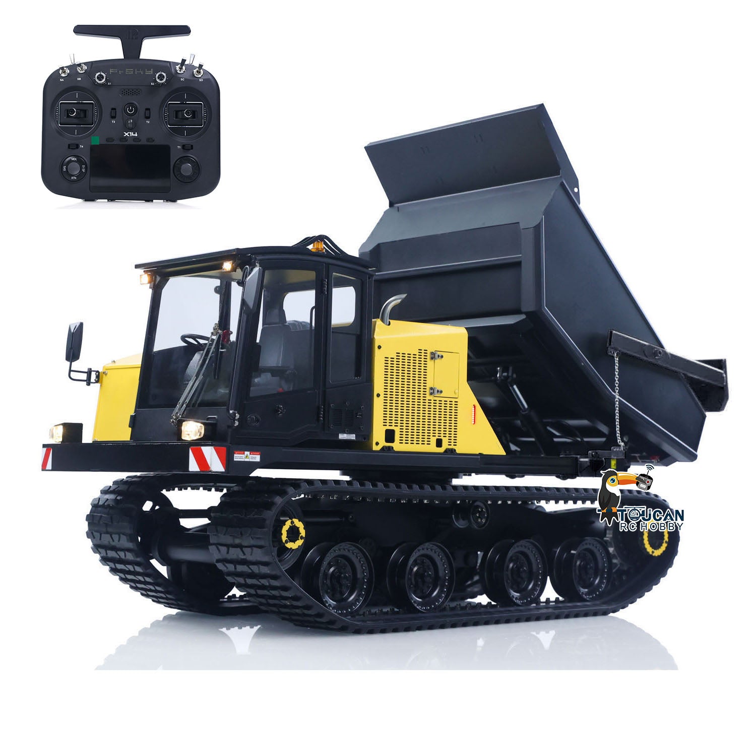 Upgraded Super Frog T14R Panther 1/14 Remote Control Hydraulic