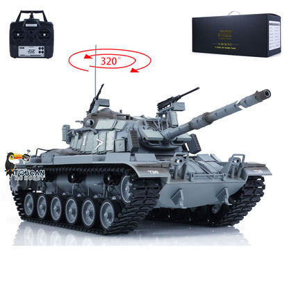 1/16 Tongde Plastic Israel M60W ERA RC-Panzer Infrarot- und BB-Kampfpanzer Panzer Militär 320 Grad drehbares Modell