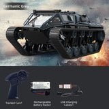 1/18 RC Drifting Tracked Off Road Vehicle C8812 2.4GHz Remote Control Simulation Model Car LED Lights 360 Degree Rotation RTR