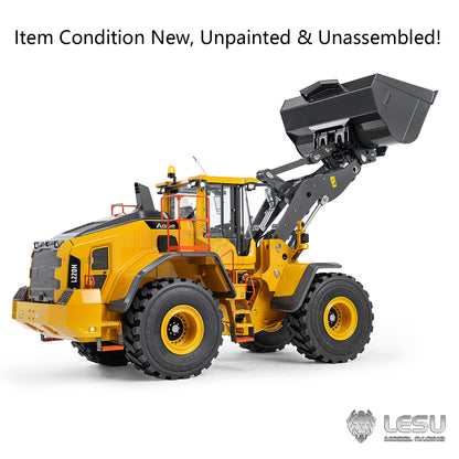 TOUCAN RC HOBBY LESU 1/14 Hydraulic RC Wheel Loader L220H Metal Model 4WD Brushless Motor 2 Speed Drive Differential Lock Quick Release Bucket Sound