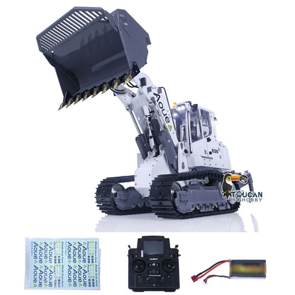 TOUCAN RC HOBBY LESU 1/14 636 Hydraulic Construction Vehicles Radio Controlle Track Loader Light Sound Motor Metal Openable Closable Bucket