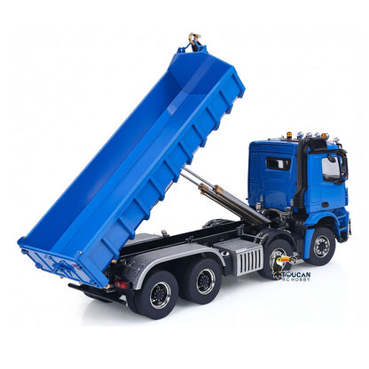 Toucanhobby G88 8*8 1/14 RC Hydraulic Roll On Off Dumper Construction Vehicle Differential Lock Axle 3Speed Transmission for Modeler