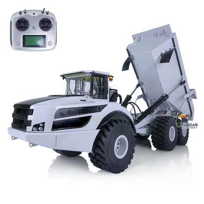 XDRC-ArticulatedTruck-PNP 1/14 Scale Heavy Duty Steel Hydraulic Articulated Hauler Complete Set No Battery
