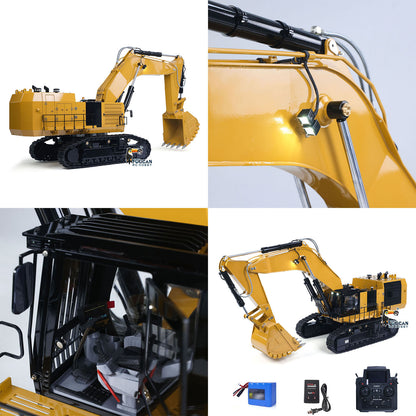 RTR 1/14 Hydraulic RC Excavator 6015B Metal Remote Control Digger Heavy Duty Model Construction Vehicle Flysky PL18EV Lite