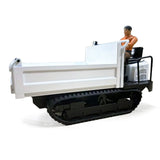 Toucanhobby C12R 1/14 Metal RC Hydraulic Tracked Dumper Truck Engineering Model FlySky I6S Remote Controller for Construction Hobbyists
