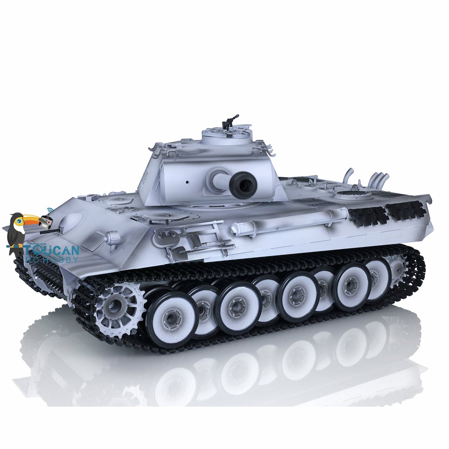 Henglong 1/16 TK7.0 Profession German Panther RTR RC Tank 3819 IR BB 360 Degrees Turret Smoke Metal Tracks Sprockets Idlers Road Wheels Gearbox