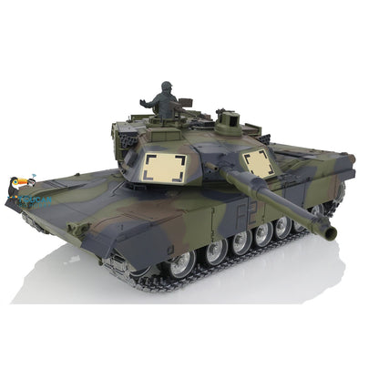 HengLong 3918 RTR RC Tank Full Metal Chassis With Plastic Hull TK7.1 Leopard2A6 M1A2 Sound Main Board with 360 Degrees Turret Barrel Recoil BB