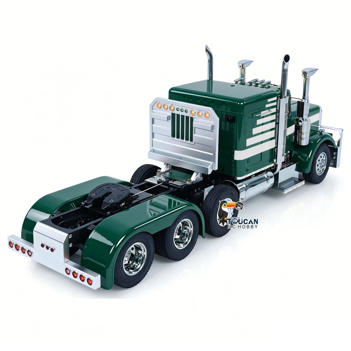 6. 1/14 RC 8x4 Tractor with 3-Speed Transmission TOUCAN GrandHauler Top Down View
