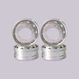 JDM Metal Rear/Front Wheelhub/Guard Rim for 1/14 RC Tractor Truck DIY Model Radio Control Engineering Vehicle Events