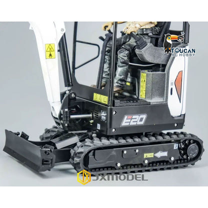 TOUCAN RC HOBBY JXMODEL 1/14 E20 Mini RC Hydraulic Excavator Remote Control Digger Simulation Construction Vehicle Models Sounds Light