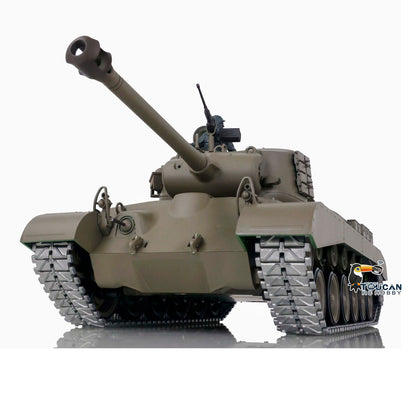 Henglong 1/16 TK7.0 3838 USA M26 Pershing 3839 Walker Bulldog M41A3 RTR RC Tank 360 Degrees Turret IR BB Smoke Metal Sprockets Tracks Gearbox