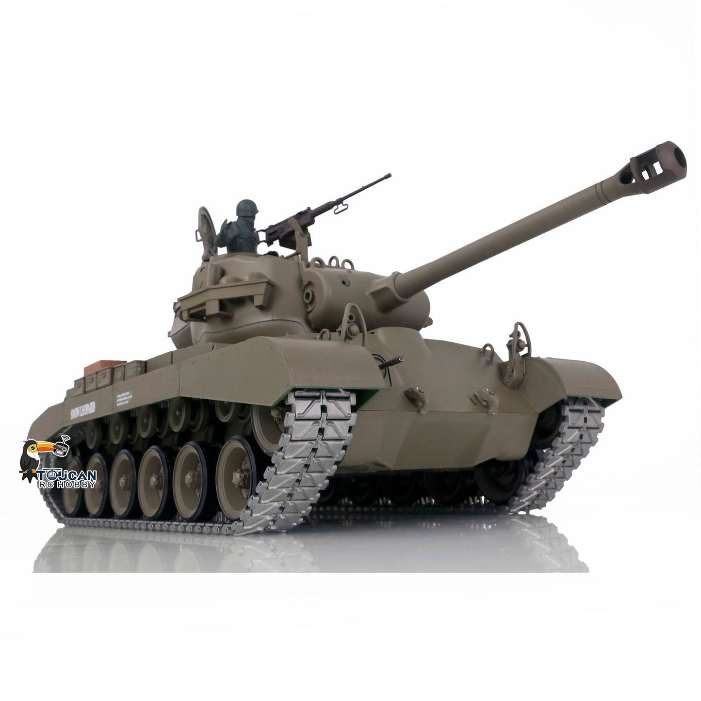 Henglong 1/16 TK7.0 Promotion 3838 M26 Pershing RTR RC Tank FPV BB IR 360 Degrees Turret Smoke Metal Tracks Sprockets Steel Gearbox Model