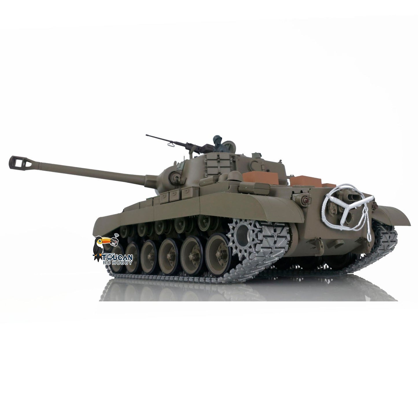 Henglong 1/16 TK7.0 Promotion 3838 M26 Pershing RTR RC Tank FPV BB IR 360 Degrees Turret Smoke Metal Tracks Sprockets Steel Gearbox Model