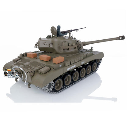 Henglong 1/16 TK7.0 Promotion 3838 M26 Pershing RTR RC Tank Smoke BB Infrared Combat Metal Tracks Gearbox Sprockets Wheels
