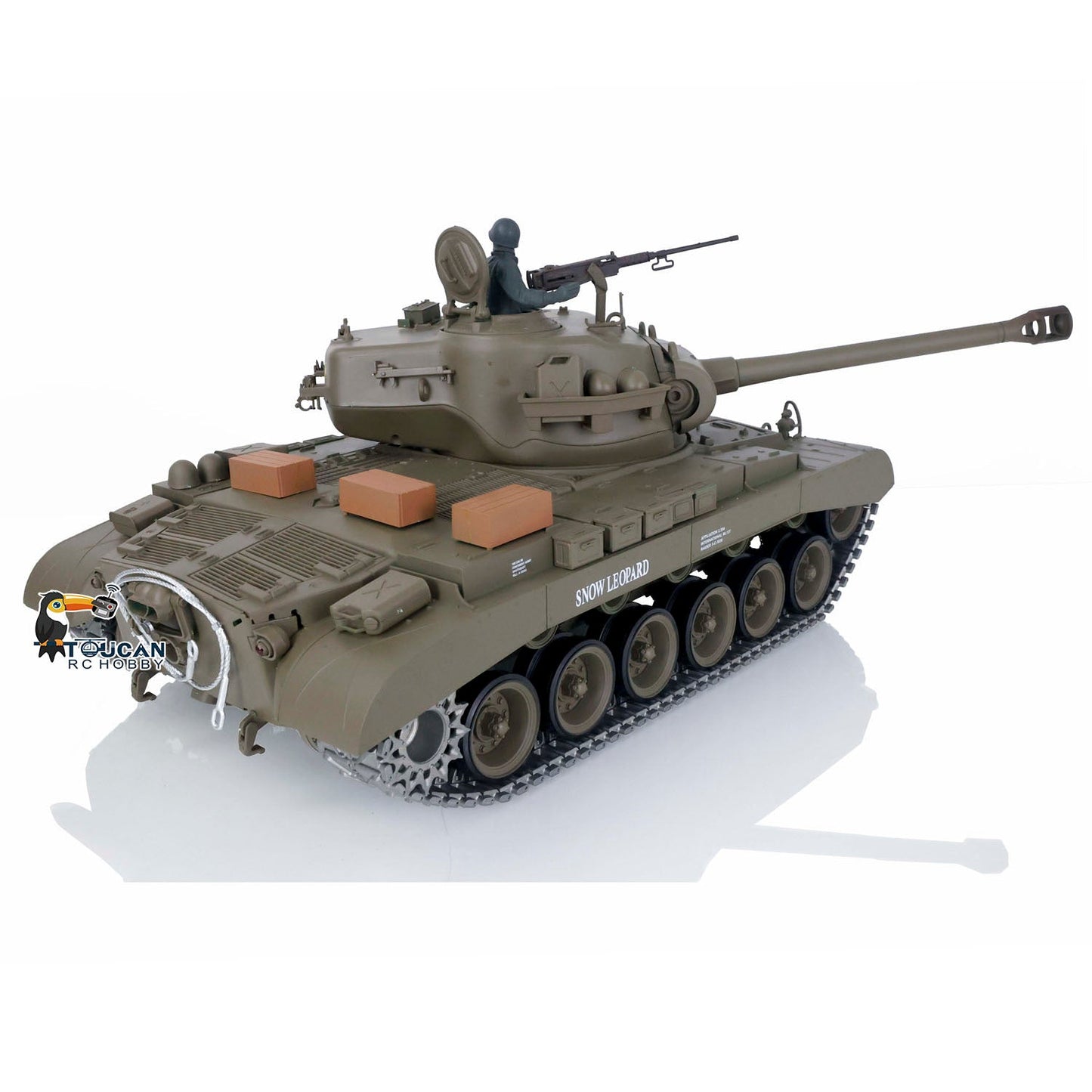 Henglong 1/16 TK7.0 Promotion 3838 M26 Pershing RTR RC Tank FPV BB IR 360 Degrees Turret Smoke Metal Tracks Sprockets Steel Gearbox Model