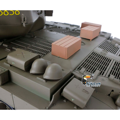1/16 Maßstab TK7.0 Verbesserter Henglong M26 Pershing Betriebsbereiter ferngesteuerter Modellpanzer 3838 Laufrückstoß BB IR-Sound FPV