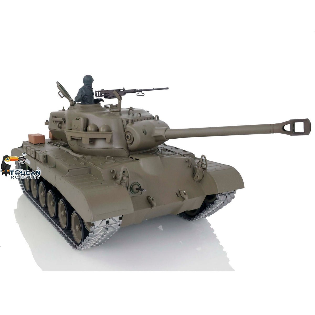 Henglong 1/16 TK7.0 Promotion 3838 M26 Pershing RTR RC Tank FPV BB IR 360 Degrees Turret Smoke Metal Tracks Sprockets Steel Gearbox Model
