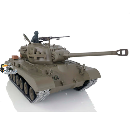Henglong 1/16 TK7.0 3838 USA M26 Pershing 3839 Walker Bulldog M41A3 RTR RC Tank 360 Degrees Turret IR BB Smoke Metal Sprockets Tracks Gearbox