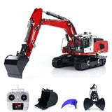 MTM 946 Metal 1/14 RC Hydraulic Excavator Remote Control Engineering Vehicle 9CH Reserving Valves for Indoor Play