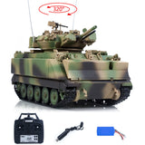 1/16 Tongde Remote Control Tank M2412-A M113A1 MRV Infrared Barrel Recoil Fire Flashing 320 Turret Rotation Metal Drive Gearbox