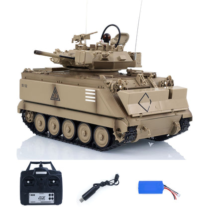 TOUCAN RC HOBBY TD 1/16 RC Military Tank M2412-A M113A1 MRV 320 Turret Rotary Barrel Recoil Elevation Infrared Driving Wheel Idlers Gearbox