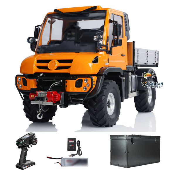 Fast Free Shipping 4X4 1/10 UNI U423 RC Off-road Vehicle Winch RTR Remote Control Rock Crawler Car Metal Bucket Brushed Motor ESC