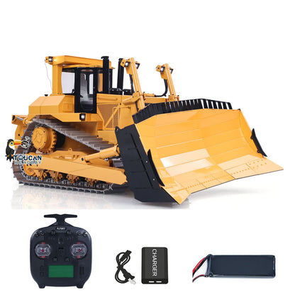 In Stock TOUCAN RC HOBBY JDM-98Ultra 1/14 Metal Hydraulic Bulldozer Remote Control Vehicle Model Flysky ST8 Radio Controller 201Sound System for Scale Enthusiasts