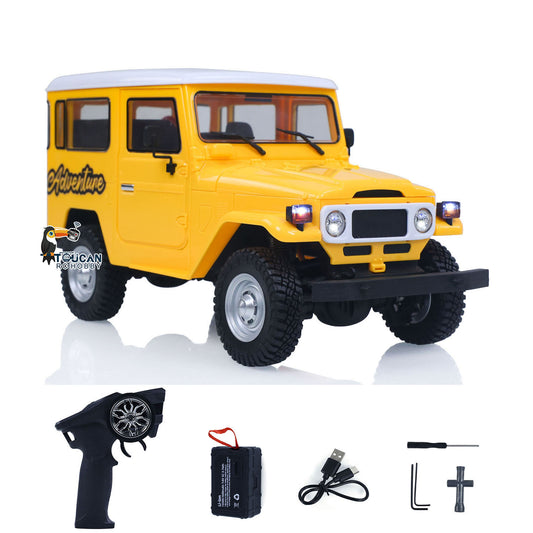 1/16 HG 4x4 RC Geländewagen FJ40 Elektrische Fernbedienung Crawler Land Cruiser Auto Lackiert Zusammengebaut Simulation Hobby 