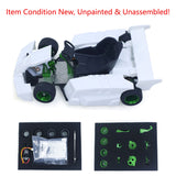 JDM 298B 1/10 Plastic RC Go-Kart DIY Model Radio Controlled Electric Racing Vehicle Unlimited Retrofit for Advanced Player