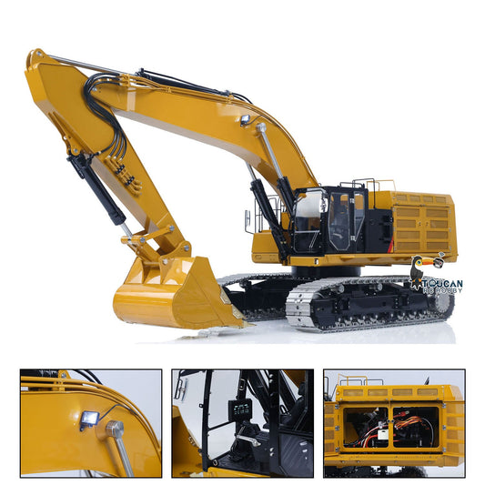 TOUCAN RC HOBBY LESU C374F 1/14 Metal Hydraulic RC Excavator B0001 PNP/RTR Real Construction Truck Model with Light System for Model Enthusiast Weekend Outdoor Fun