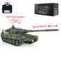 Henglong 1/16 TK7.0 Plastic German Leopard2A6 RTR RC Tank 3889 with 360 Degrees Turret Barrel Recoil BB Infrared Combat Smoke