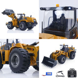 1/14 HUINA Toys 2.4G Radio Controlled Loader 1583 Electric Lifting System Lights Sound RC Construction Vehicles Assembled