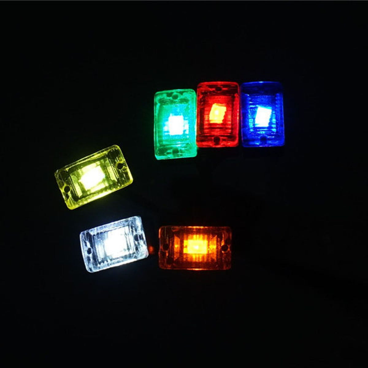 TOUCAN RC HOBBY 2.2V-3V LED Warning Light Plastic Marker Lamp for DIY 1/14 RC Tractor Truck Model Trailer Dumper Road Rescue Vehicle Car