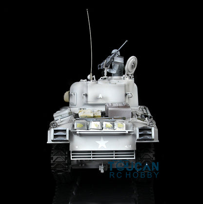 Henglong 1/16 Profession TK7.0 USA M4A3 Sherman 3898 RTR RC Tank BB IR Smoke 360 Degrees Turret Metal Tracks Sprockets Idlers Road Wheels