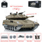 Henglong 1/16 TK7.0 Professional IDF Merkava MK IV RTR RC Tank 3958 with Barrel Recoil BB IR Smoke Metal Tracks Gearbox Sprockets Idlers Road Wheels
