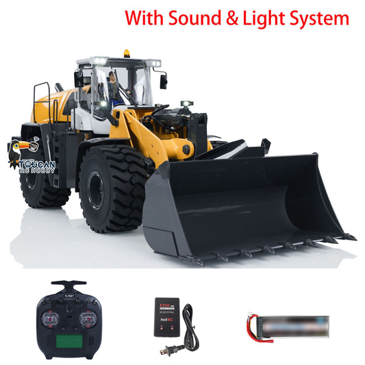 Fast Free Shipping 1/14 Metal Hydraulic RC Loader XDRC 580 RTR Radio Control Construction Vehicle Model Sound Light System Motor Servo ESC