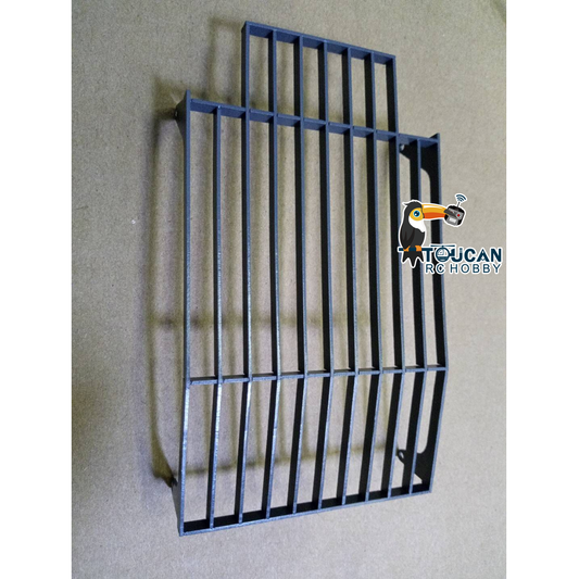 Second Hand Fast Free Shipping EU Stock Cabin Front Protective Guard Net for 1/14 3Arms 914 Hydraulic RC Excavator Model JDM-208 R920 Radio Controlled Digger